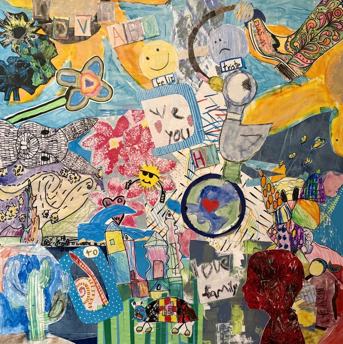 Physical Art Collage